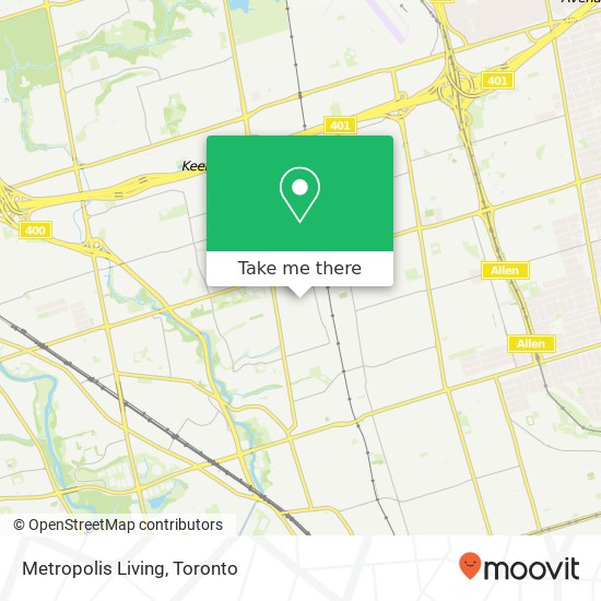 Metropolis Living, 36 Milford Ave Toronto, ON M6M 2V8 plan
