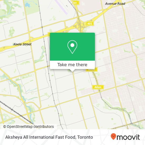 Aksheya All International Fast Food, 2892 Dufferin St Toronto, ON M6B 3S6 map