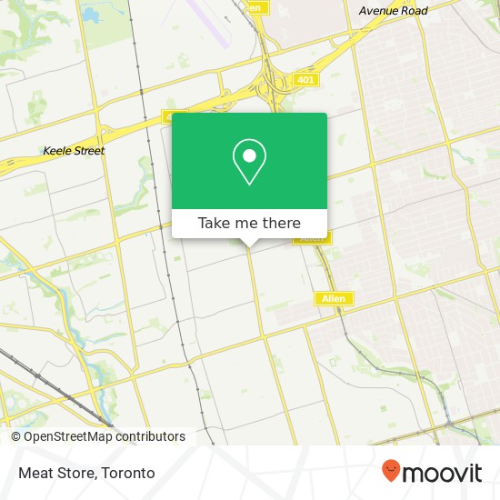 Meat Store, 2877 Dufferin St Toronto, ON M6B 3S5 map