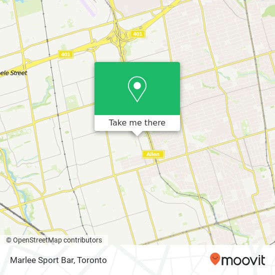 Marlee Sport Bar map