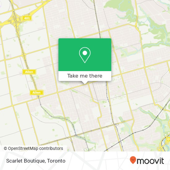 Scarlet Boutique, 363 Eglinton Ave W Toronto, ON M5N 1A3 map