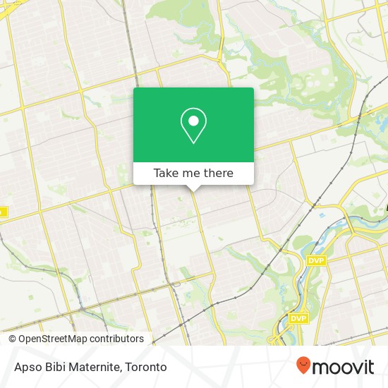 Apso Bibi Maternite, 615 Mt Pleasant Rd Toronto, ON M4S 2M5 plan