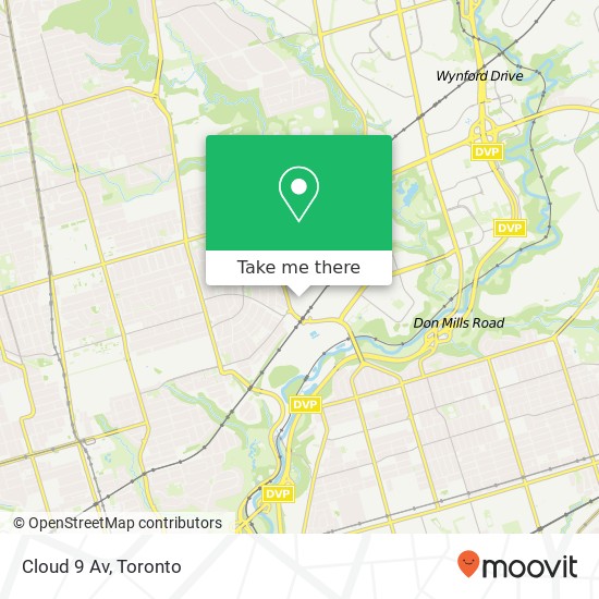 Cloud 9 Av, 10 Canvarco Rd Toronto, ON M4G 1L3 plan