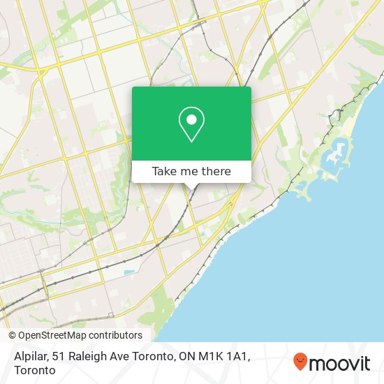 Alpilar, 51 Raleigh Ave Toronto, ON M1K 1A1 map