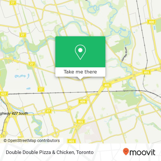 Double Double Pizza & Chicken, 145 Rexdale Blvd Toronto, ON M9W 1P7 map