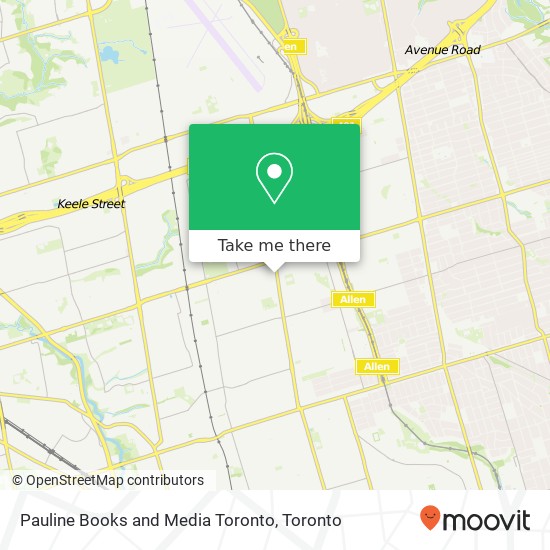 Pauline Books and Media Toronto map