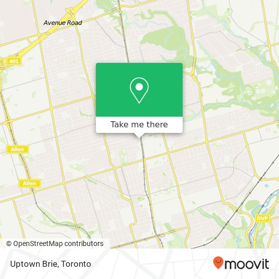 Uptown Brie, 11 Castlefield Ave Toronto, ON M4R 1G3 map