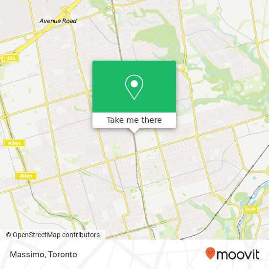 Massimo, 2459 Yonge St Toronto, ON M4P 2H6 map