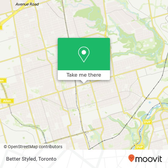 Better Styled, 150 Eglinton Ave E Toronto, ON M4P 1E8 map