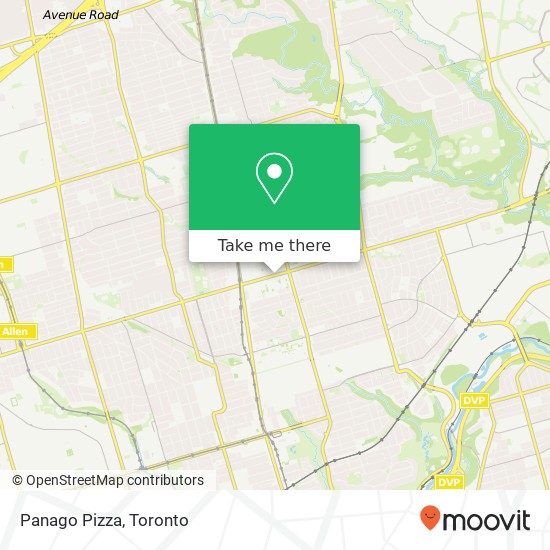 Panago Pizza, 188 Eglinton Ave E Toronto, ON M4P plan