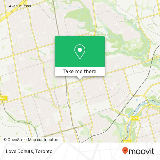 Love Donuts, Mt Pleasant Rd Toronto, ON M4P 2L2 map