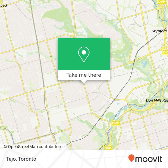 Tajo, 1723 Bayview Ave Toronto, ON M4G map