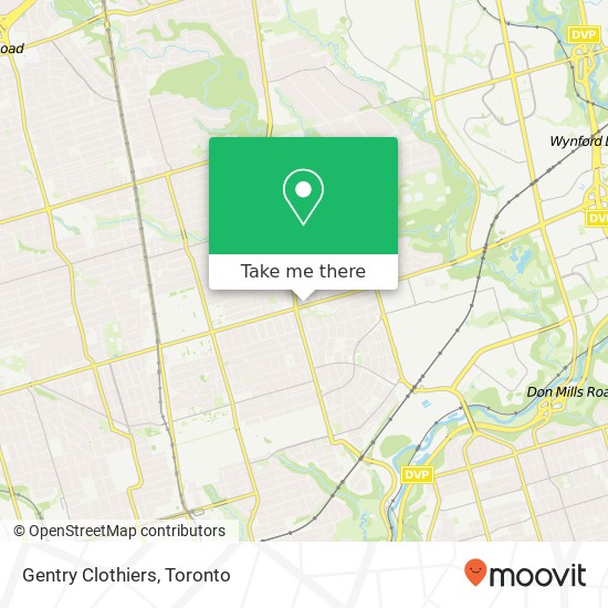 Gentry Clothiers, 660 Eglinton Ave E Toronto, ON M4G map