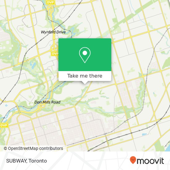 SUBWAY, 7 Curity Ave Toronto, ON M4B 3L8 map