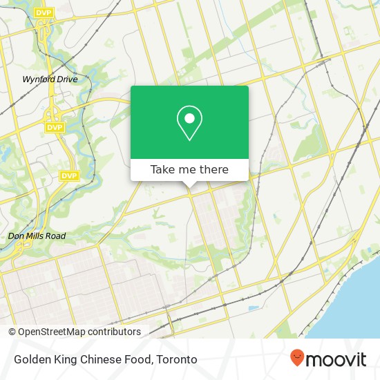 Golden King Chinese Food, 1167 Victoria Park Ave Toronto, ON M4B 2K5 map