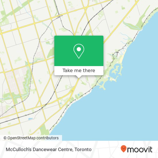 McCulloch's Dancewear Centre, 2275 Kingston Rd Toronto, ON M1N 1T8 plan