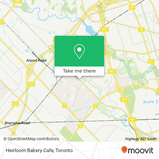 Heirloom Bakery Cafe, Mississauga, ON L4T plan