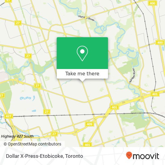 Dollar X-Press-Etobicoke, 2141 Kipling Ave Toronto, ON M9W map