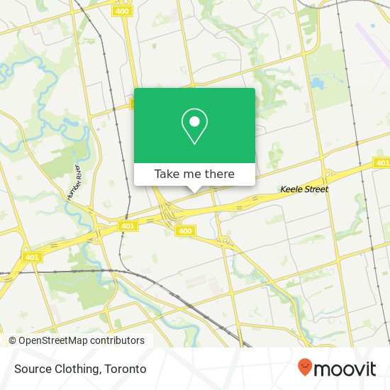 Source Clothing, 1700 Wilson Ave Toronto, ON M3L plan