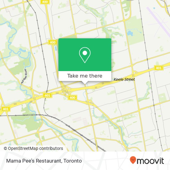 Mama Pee's Restaurant, 2111 Jane St Toronto, ON M3M plan