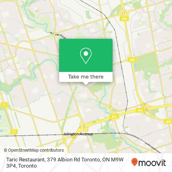 Taric Restaurant, 379 Albion Rd Toronto, ON M9W 3P4 map