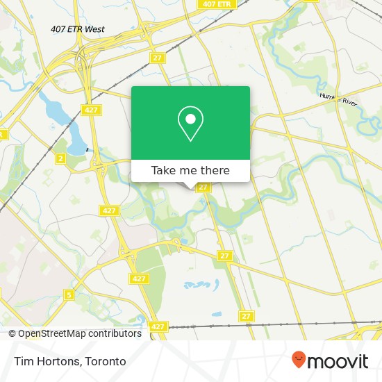 Tim Hortons, 205 Humber College Blvd Toronto, ON M9W 5L7 plan