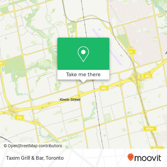 Taxim Grill & Bar, 1021 Wilson Ave Toronto, ON M3K 1G7 map