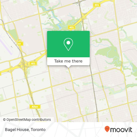 Bagel House, 1722 Avenue Rd Toronto, ON M5M map