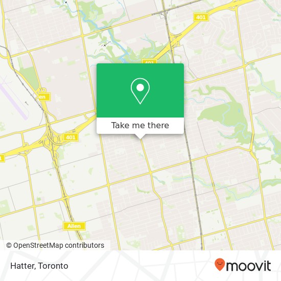 Hatter, 1794 Avenue Rd Toronto, ON M5M map