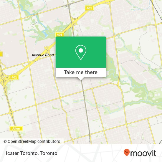 Icater Toronto, 3230 Yonge St Toronto, ON M4N 2L4 plan