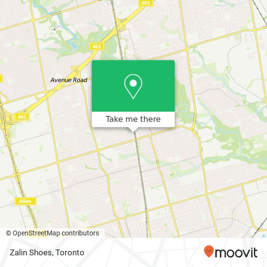 Zalin Shoes, 3126 Yonge St Toronto, ON M4N 2K6 map
