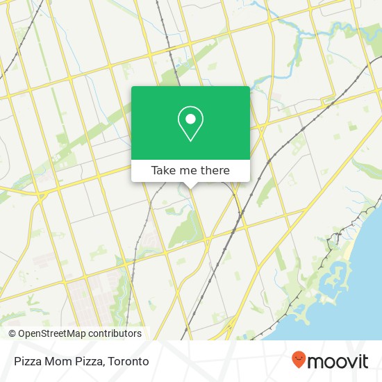 Pizza Mom Pizza, 631 Kennedy Rd Toronto, ON M1K 2B2 plan