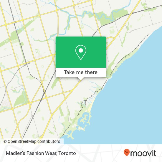 Madlen's Fashion Wear, 3027 Kingston Rd Toronto, ON M1M map