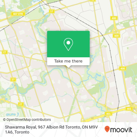 Shawarma Royal, 967 Albion Rd Toronto, ON M9V 1A6 map