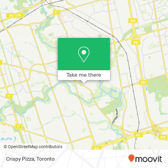 Crispy Pizza, 900 Albion Rd Toronto, ON M9V 1A5 plan