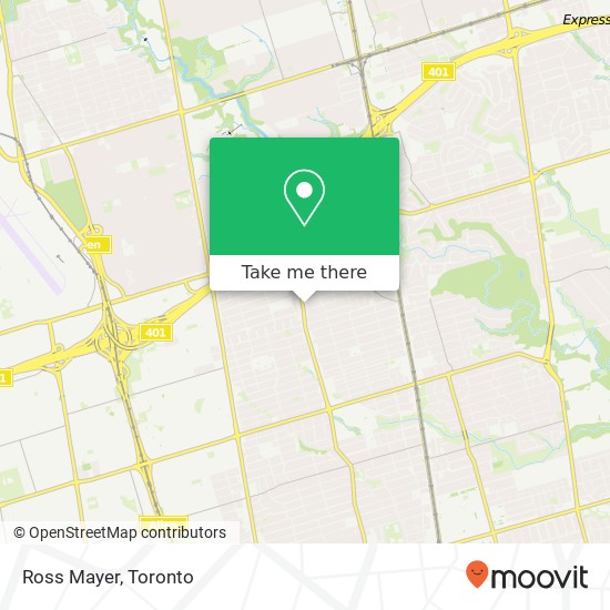 Ross Mayer, 1929 Avenue Rd Toronto, ON M5M 4A2 map