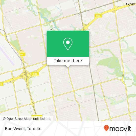 Bon Vivant, 1924 Avenue Rd Toronto, ON M5M map