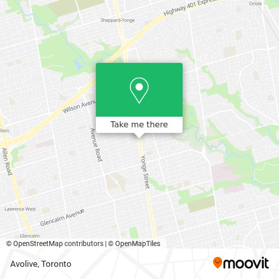 Avolive map