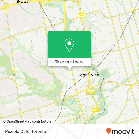 Piccolo Cafe, 49 The Donway W Toronto, ON M3C 3M9 plan
