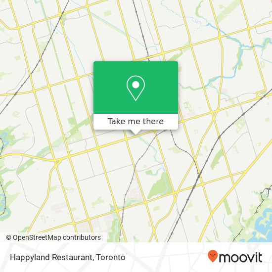 Happyland Restaurant, 2302 Eglinton Ave E Toronto, ON M1K map