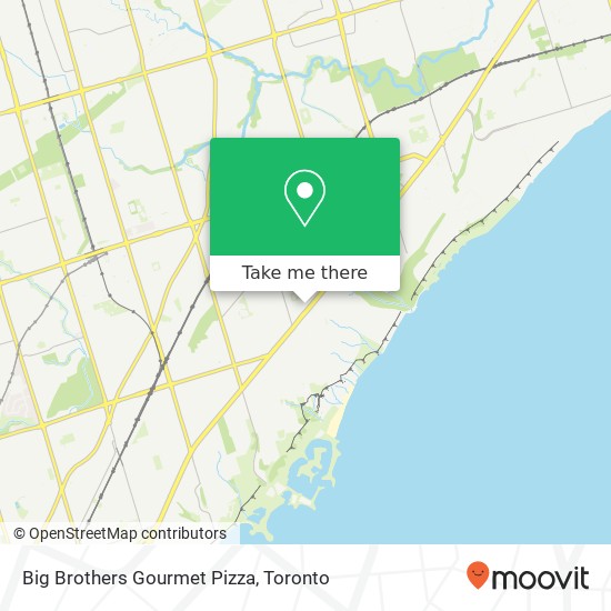 Big Brothers Gourmet Pizza, 3110 Kingston Rd Toronto, ON M1M 1P2 plan