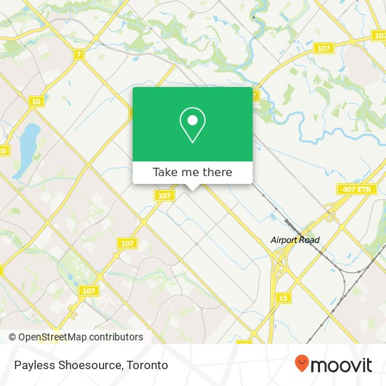 Payless Shoesource, 30 Coventry Rd Brampton, ON L6T plan