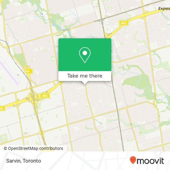 Sarvin, 1982 Avenue Rd Toronto, ON M5M 4A4 map