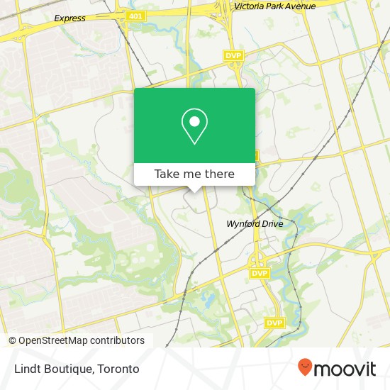 Lindt Boutique, Maginn Mews Toronto, ON M3C 0G8 plan