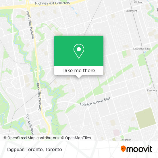Tagpuan Toronto map