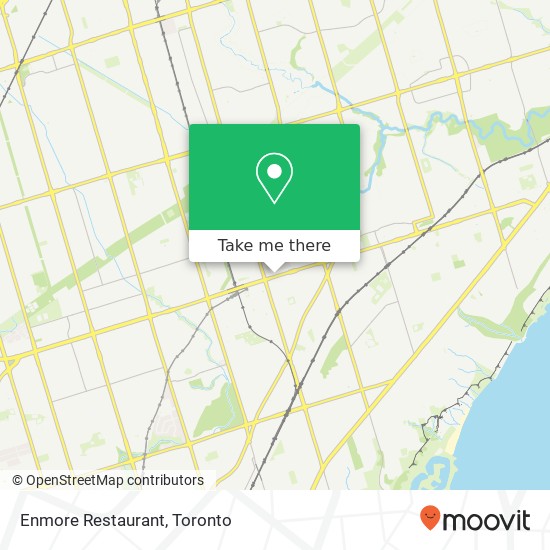 Enmore Restaurant, 2528 Eglinton Ave E Toronto, ON M1K 2R5 plan