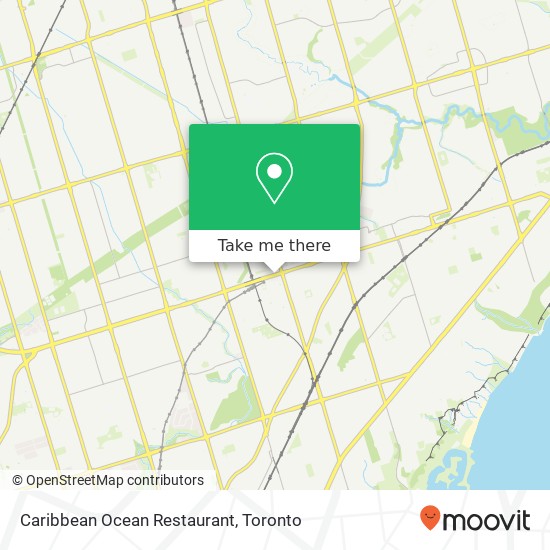 Caribbean Ocean Restaurant, 2480 Eglinton Ave E Toronto, ON M1K plan