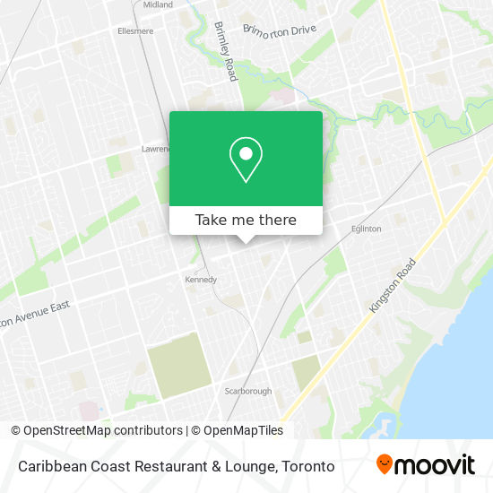 Caribbean Coast Restaurant & Lounge map
