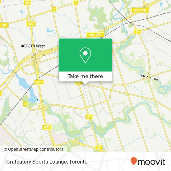 Grafeatery Sports Lounge, 11 Westmore Dr Toronto, ON M9V 3Y6 map