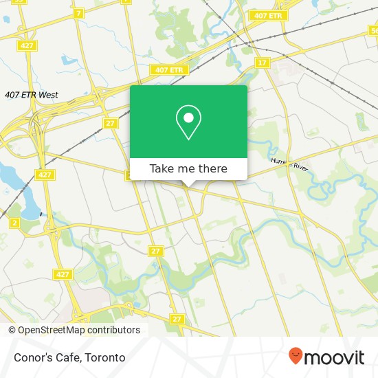 Conor's Cafe, Albion Rd Toronto, ON M9V plan
